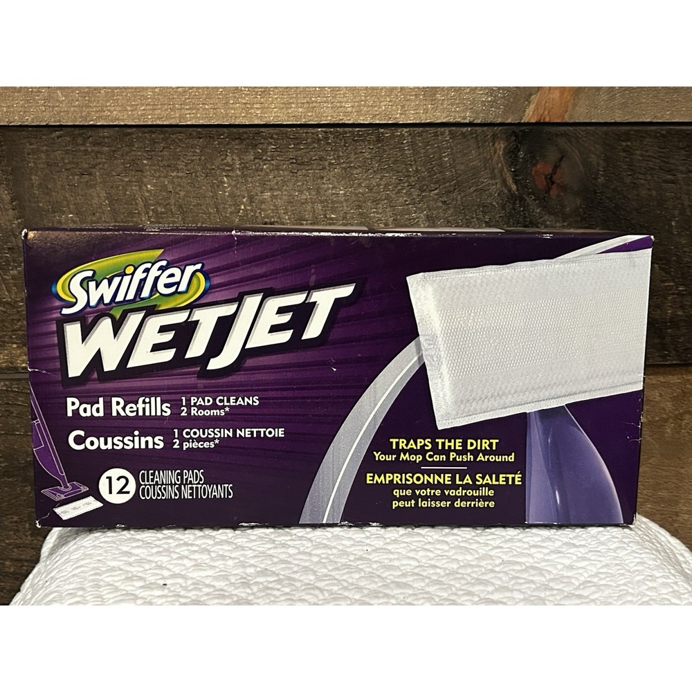 Swiffer‎ Wetjet Wet Jet 24 Cleaning Pads Box New Sealed Sweeper